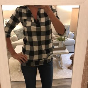 Flannel tunic